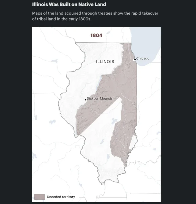 Ceded Native Land in Illinois