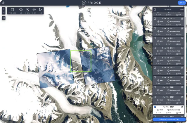 Polar Geospatial Center's Fridge App