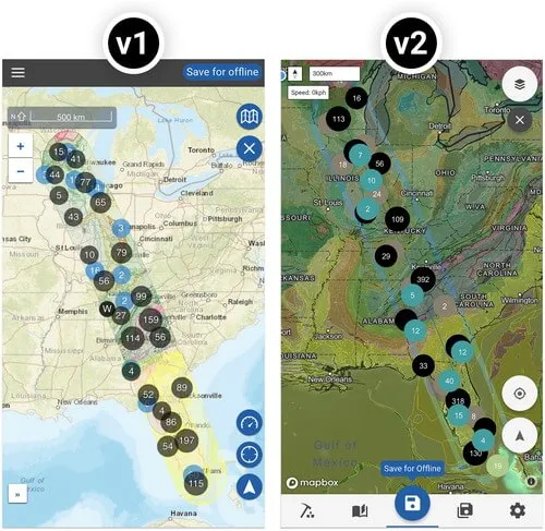 Mobile UX design: learning from the Flyover Country mobile app